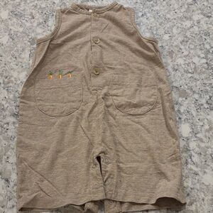 Tan Kids Easter Romper